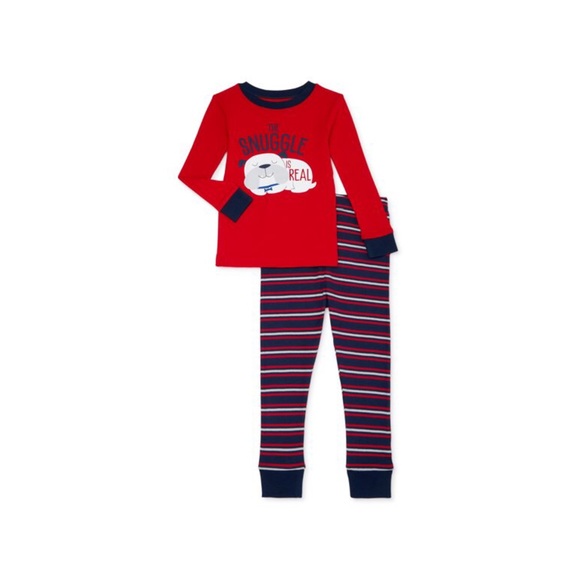 *Wonder Nation Toddler Boys' Snuggle Sleep Set 5 T